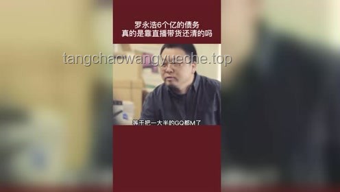 羅永浩債務(wù)風(fēng)波：從6億到13億的帶貨還債路