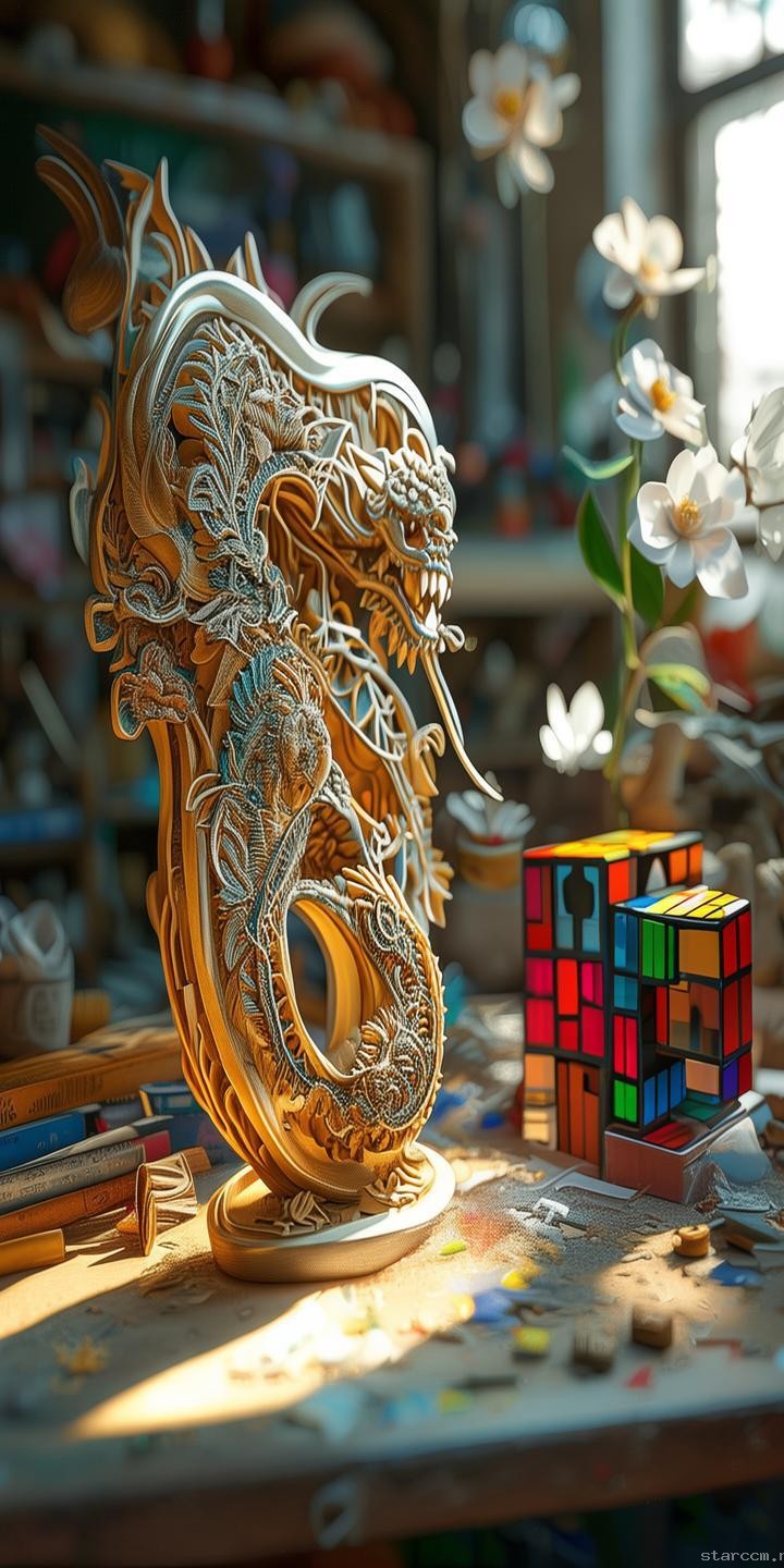 創(chuàng)意無界，手工玩出新花樣！??? 牙雕, 折疊紙雕, 剪紙, 百變魔方