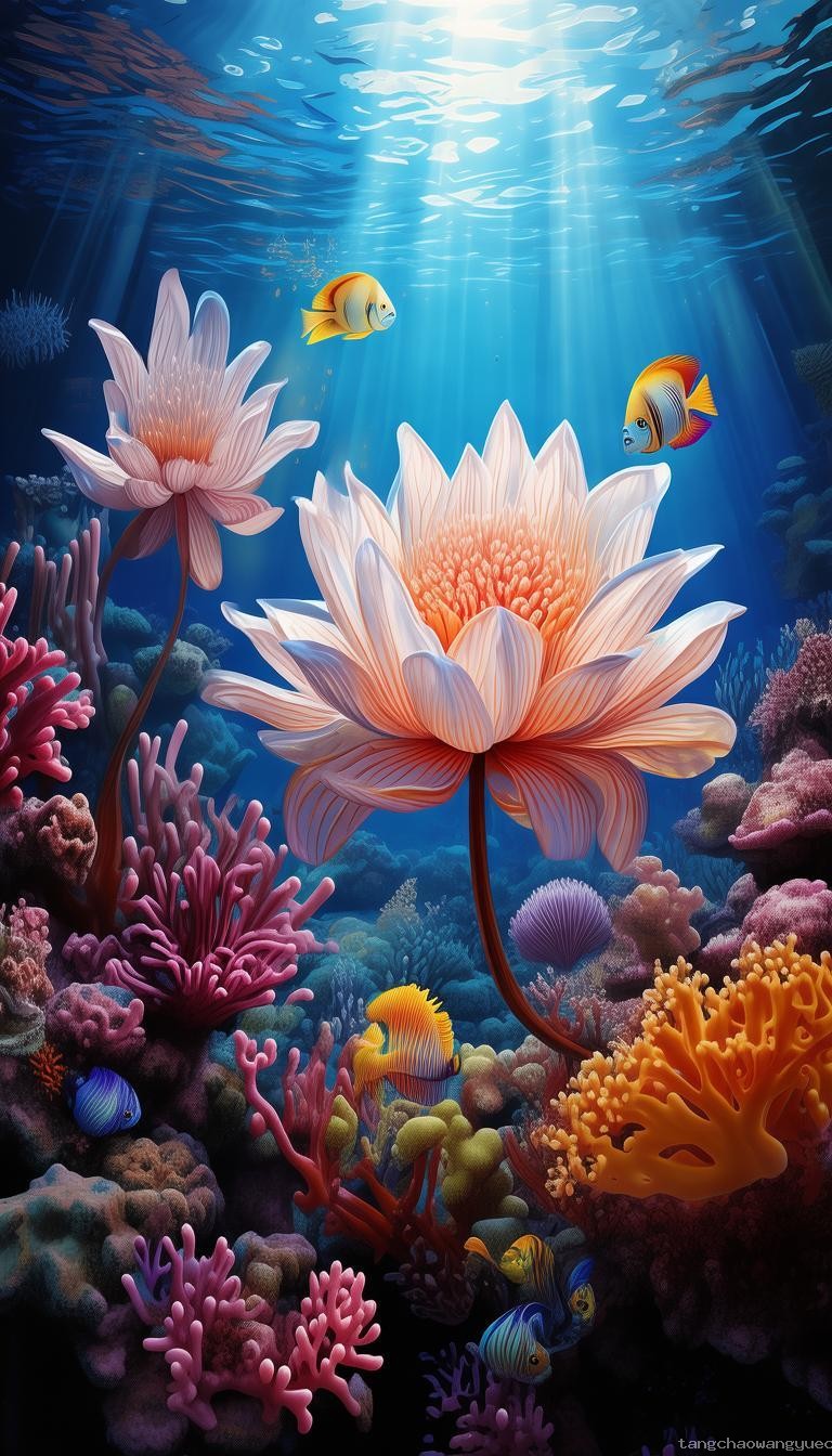 **海百合：一朵自由的奇葩——我在海底世界的奇遇探索**