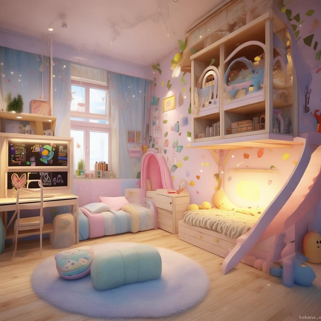 如何為小學(xué)女兒打造一套50m2單身公寓??：實(shí)用與夢(mèng)幻并存