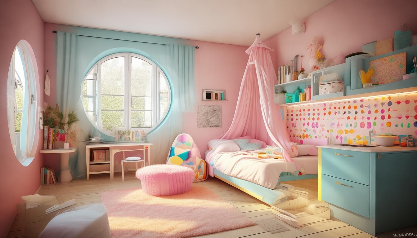 如何為小學(xué)女兒打造一套50m2單身公寓??？