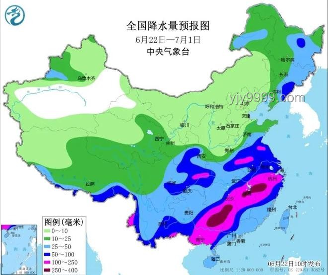 端午節(jié)將至，新一輪大范圍強(qiáng)降雨來襲，7省大到暴雨，東北氣溫創(chuàng)新高