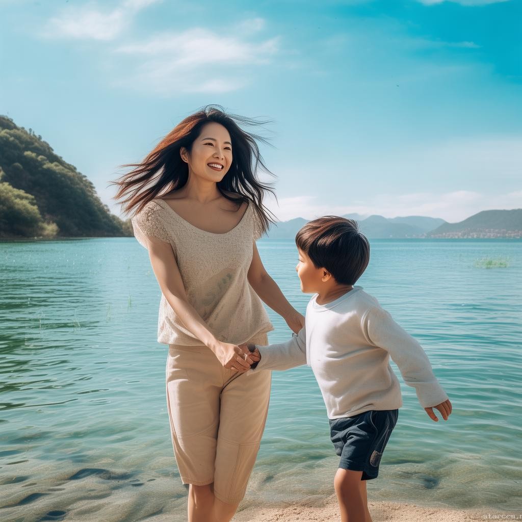 陳妍希曬與兒子洱海背影照：明星親子互動(dòng)與社交媒體影響力分析
