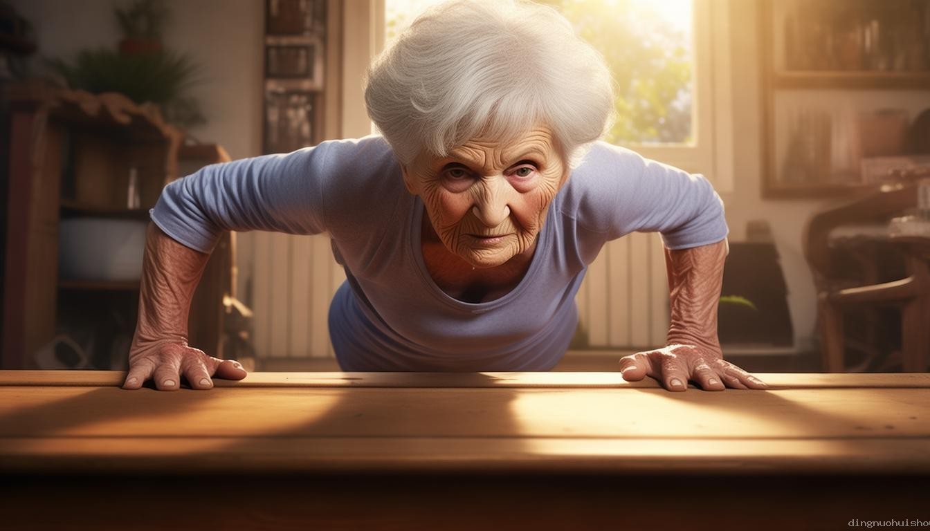 92歲奶奶的俯臥撐日常：堅(jiān)持的力量?