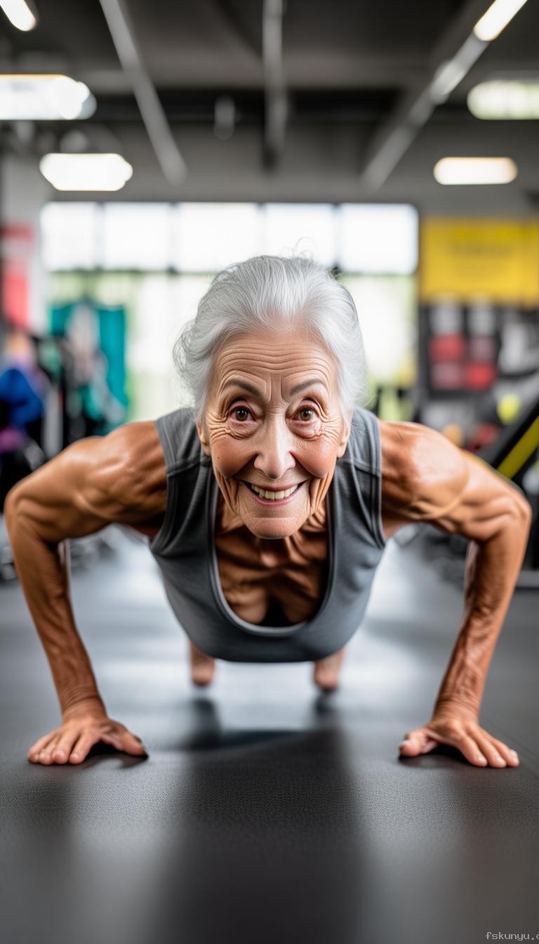 92歲奶奶堅(jiān)持健身秘訣：每天200個(gè)俯臥撐指南