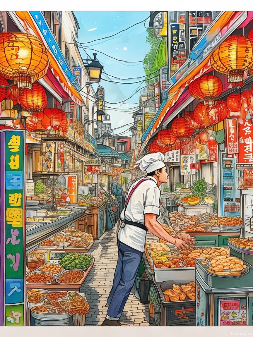 首爾廣藏小吃探店案例研究：廚子探店￥195體驗(yàn)