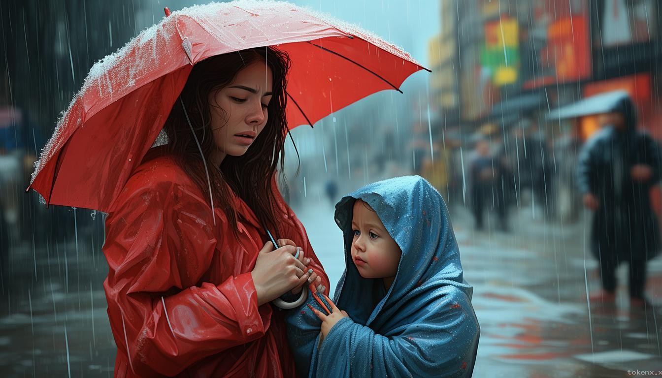 偉大母愛VS個(gè)人犧牲：雨中撐傘行為的對(duì)比分析