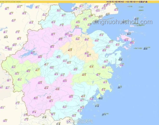 40℃高溫與浙江當(dāng)前天氣對(duì)比分析