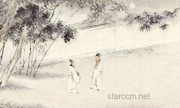 《記承天寺夜游》中蘇軾知張懷民未寢的文學(xué)洞察