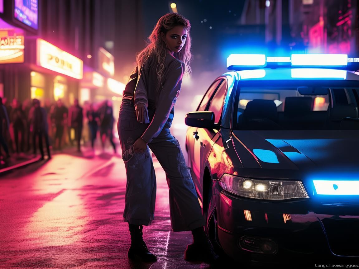 女網(wǎng)紅違停耍橫，跳上警車終被拘：一時沖動，終身教訓