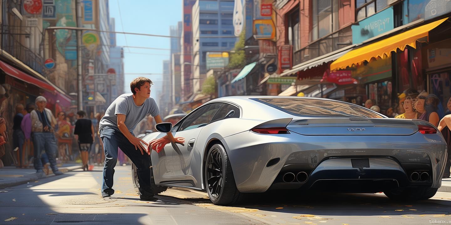 男子撿“車屁股”全網(wǎng)尋主，車主感激回應(yīng)