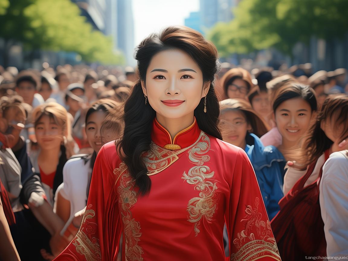 老師穿紅旗袍送考VS常規(guī)送考方式