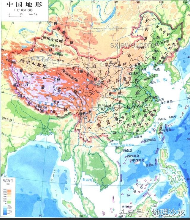 中國山地與全球坡度地圖對(duì)比解析