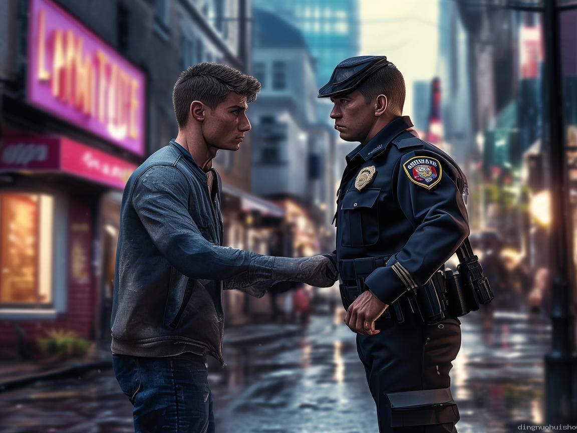 1米97小伙與警察：身體攔截逃竄男子效果對(duì)比