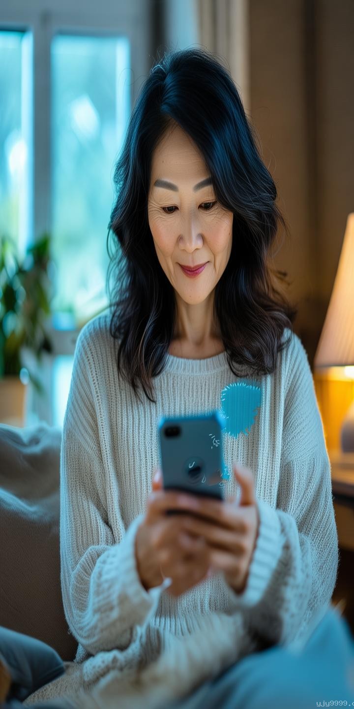 女子久坐刷手機致眼中風預防指南