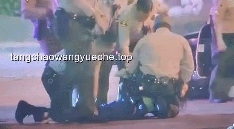 洛杉磯壯漢抗議者拳打警察事件解析