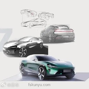 小米YU7設計手稿曝光：智能電動SUV設計新趨勢前瞻