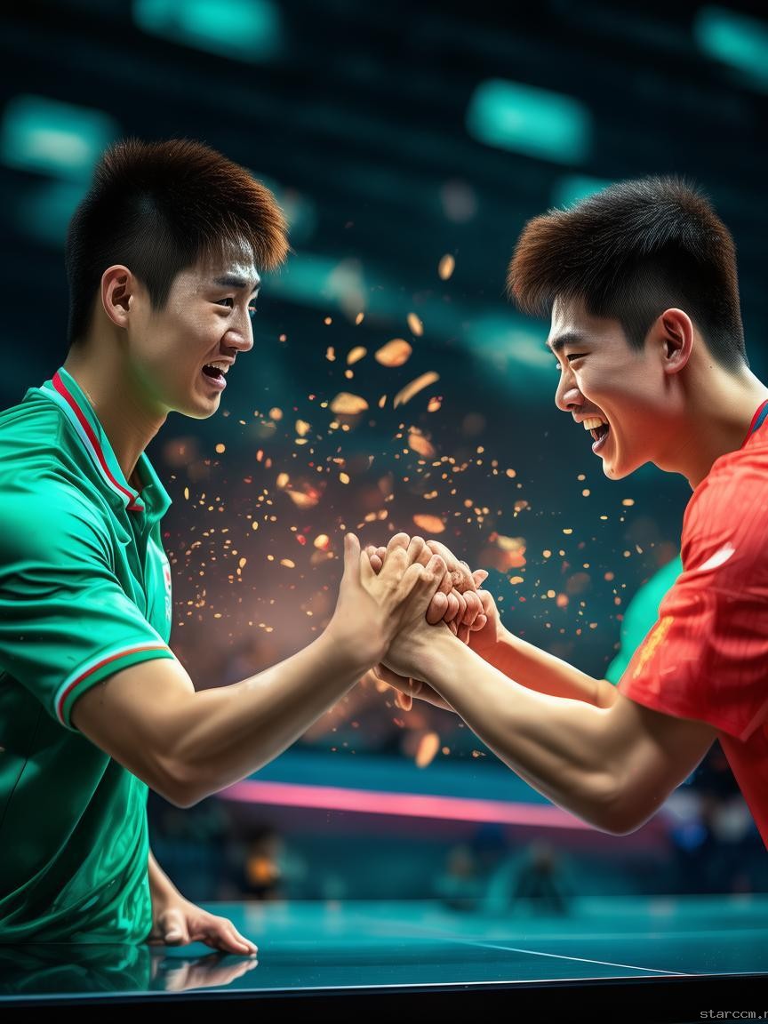 王楚欽許昕樊振東：擊掌互動中的創(chuàng)新火花，跨界激發(fā)潛能