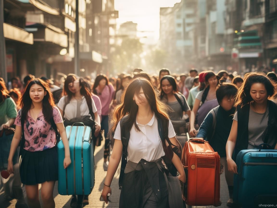 高考結(jié)束挑行李回家的女生現(xiàn)象深度剖析