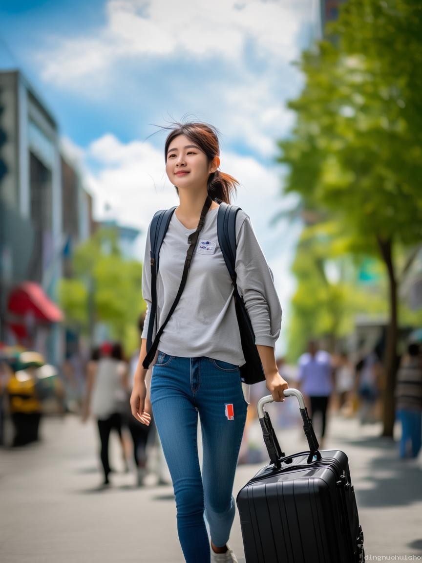 高考后挑行李回家的女生：自立自強(qiáng)的光芒?