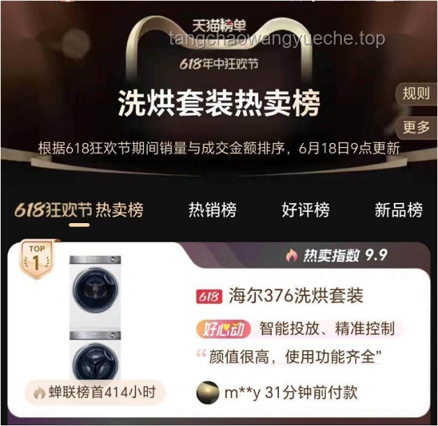 618洗烘套裝推薦案例研究