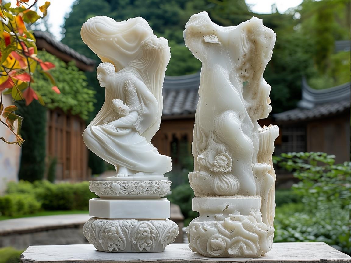 西方與中國(guó)漢白玉雕塑風(fēng)化差異深度解析