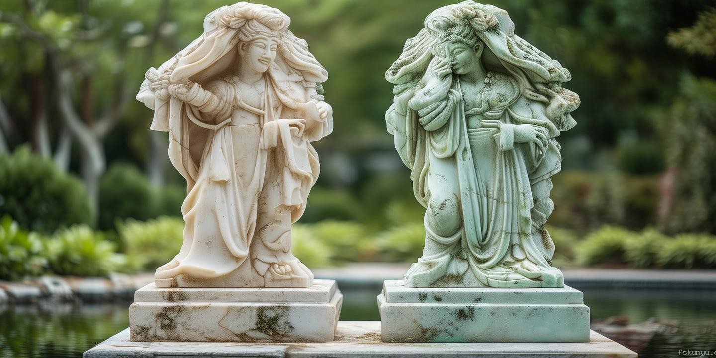東西方漢白玉雕塑風(fēng)化差異探秘