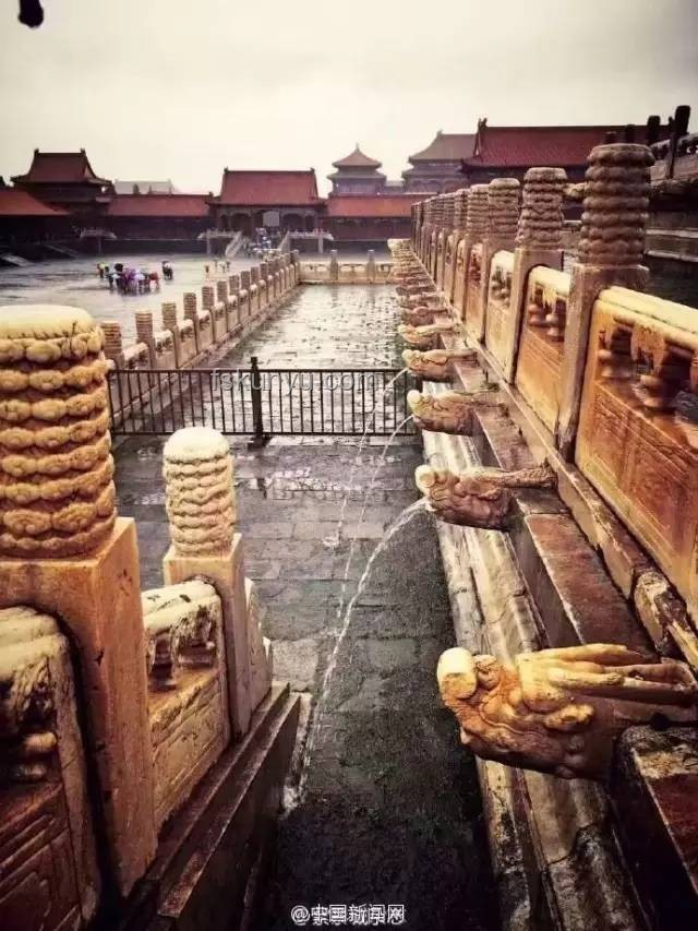 北京暴雨與故宮千龍吐水現(xiàn)象對(duì)比分析