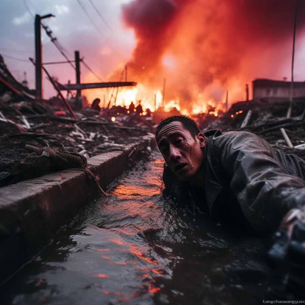 湖南花炮廠爆炸逃生奇跡：趴水溝撿條命