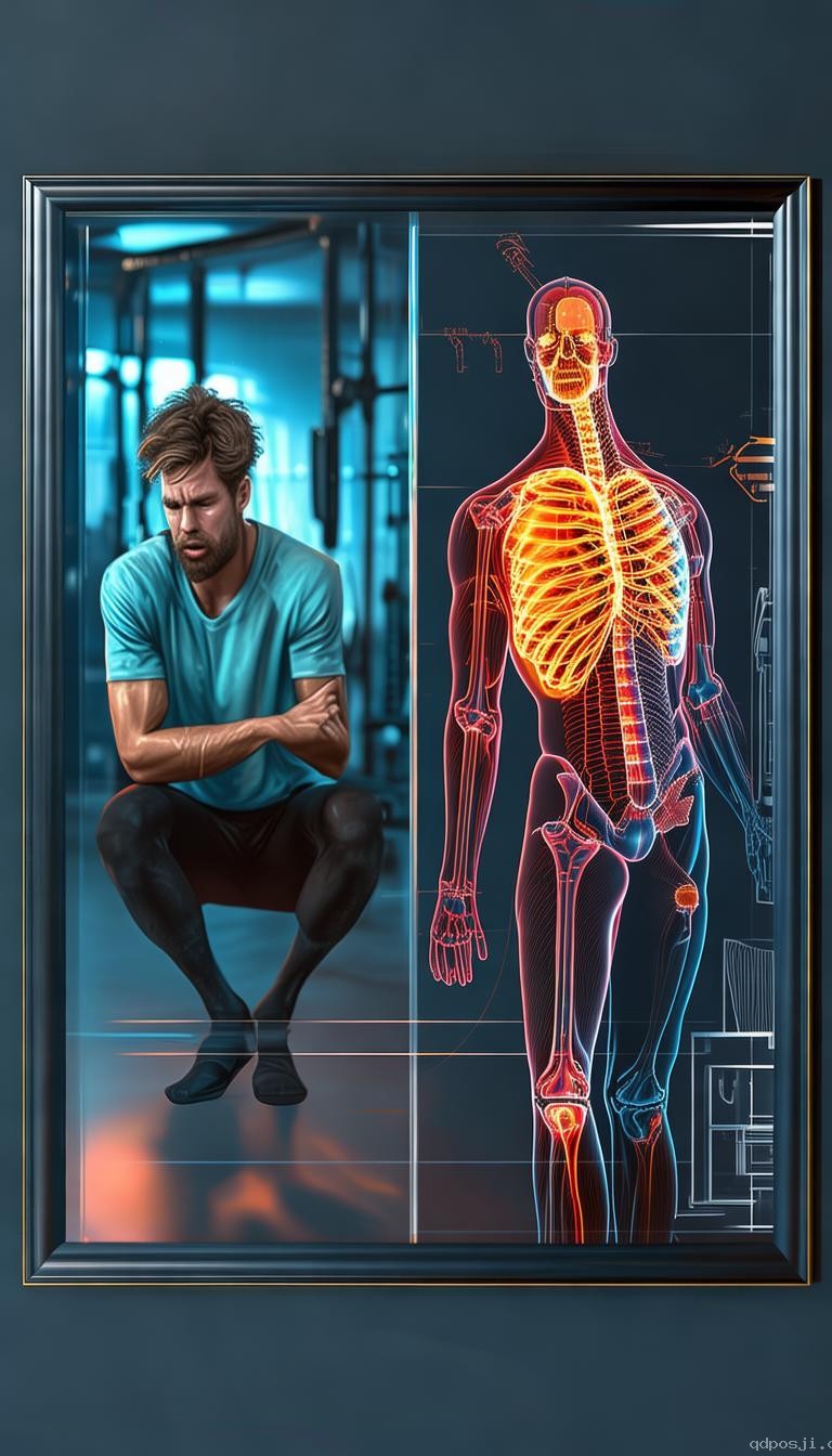 男子不當運動拉伸與肺動脈栓塞風險對比分析