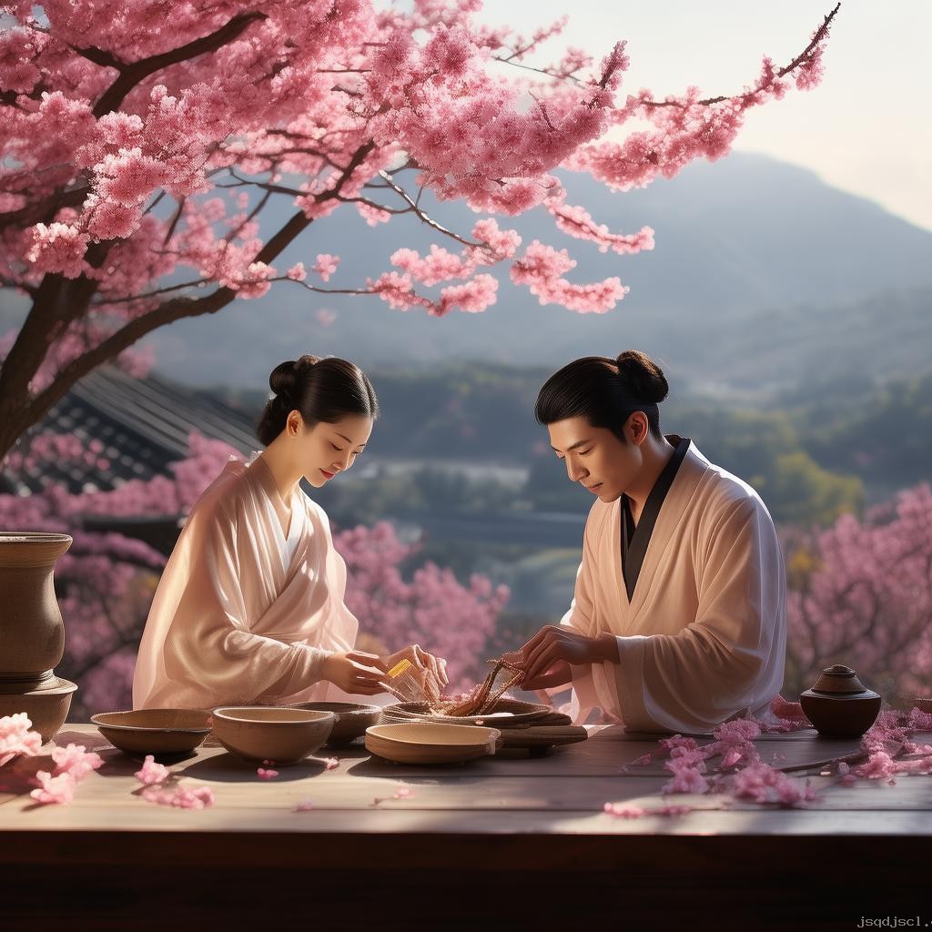 桃花映江山：茶藝對決背后的文化韻味