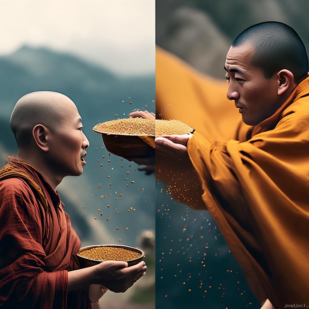 五臺(tái)山和尚扔米行為與傳統(tǒng)布施方式對(duì)比分析