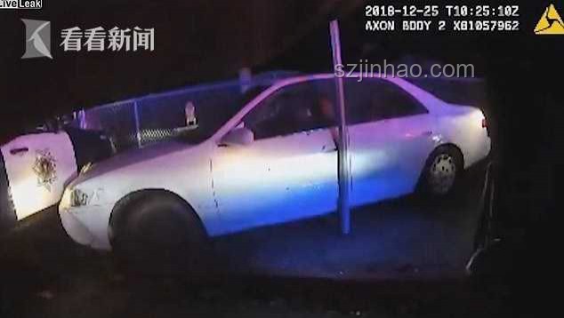 美國女子拒停車，警車上演4小時(shí)“龜速追逐”記