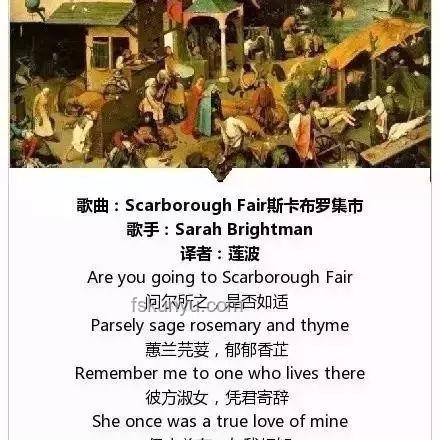 《斯卡布羅集市》Scarborough Fair綜合評價
